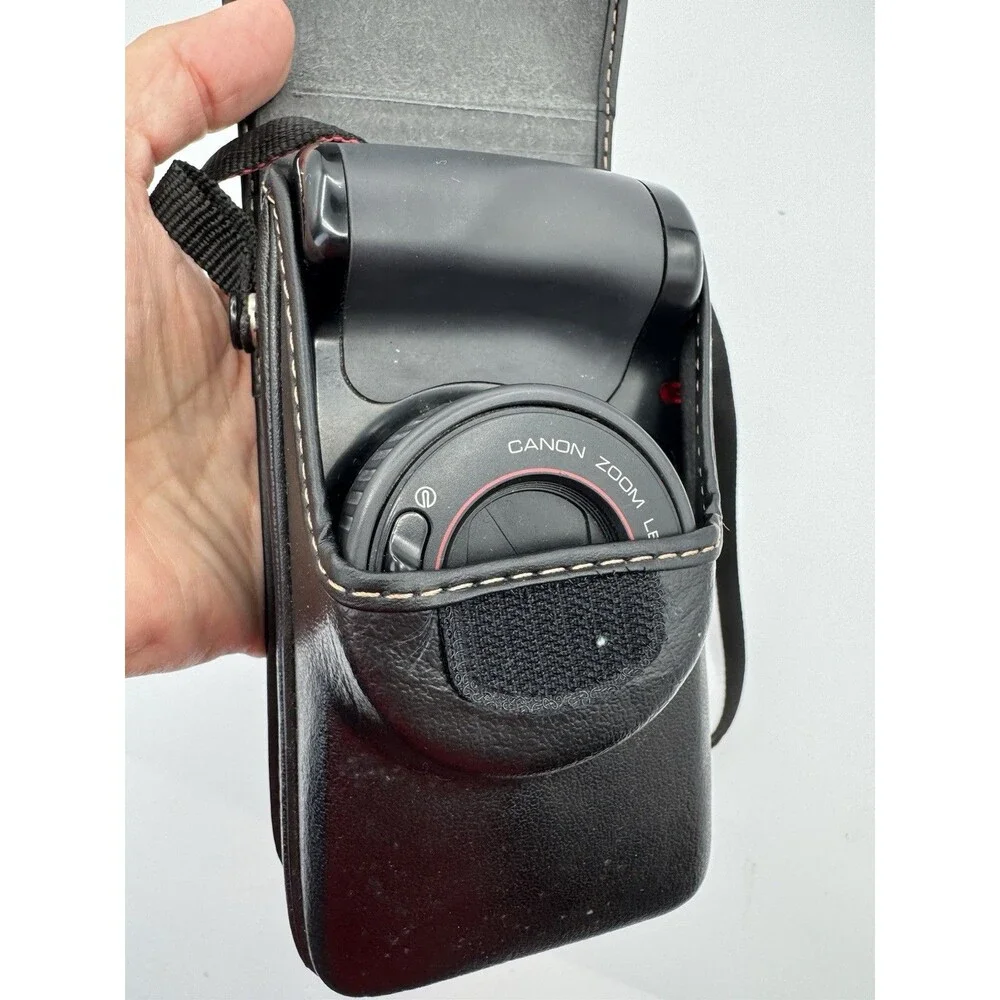 Canon Sure Shot Zoom XL 35-70mm 35mm Film Camera Tested w Case Battery Strap